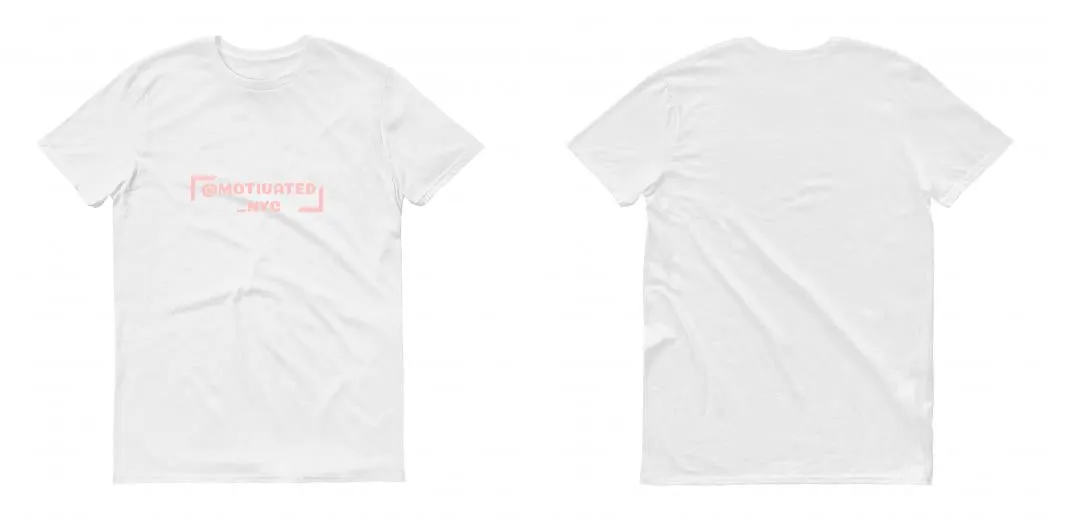 100 White T-Shirts - DTG Full Color