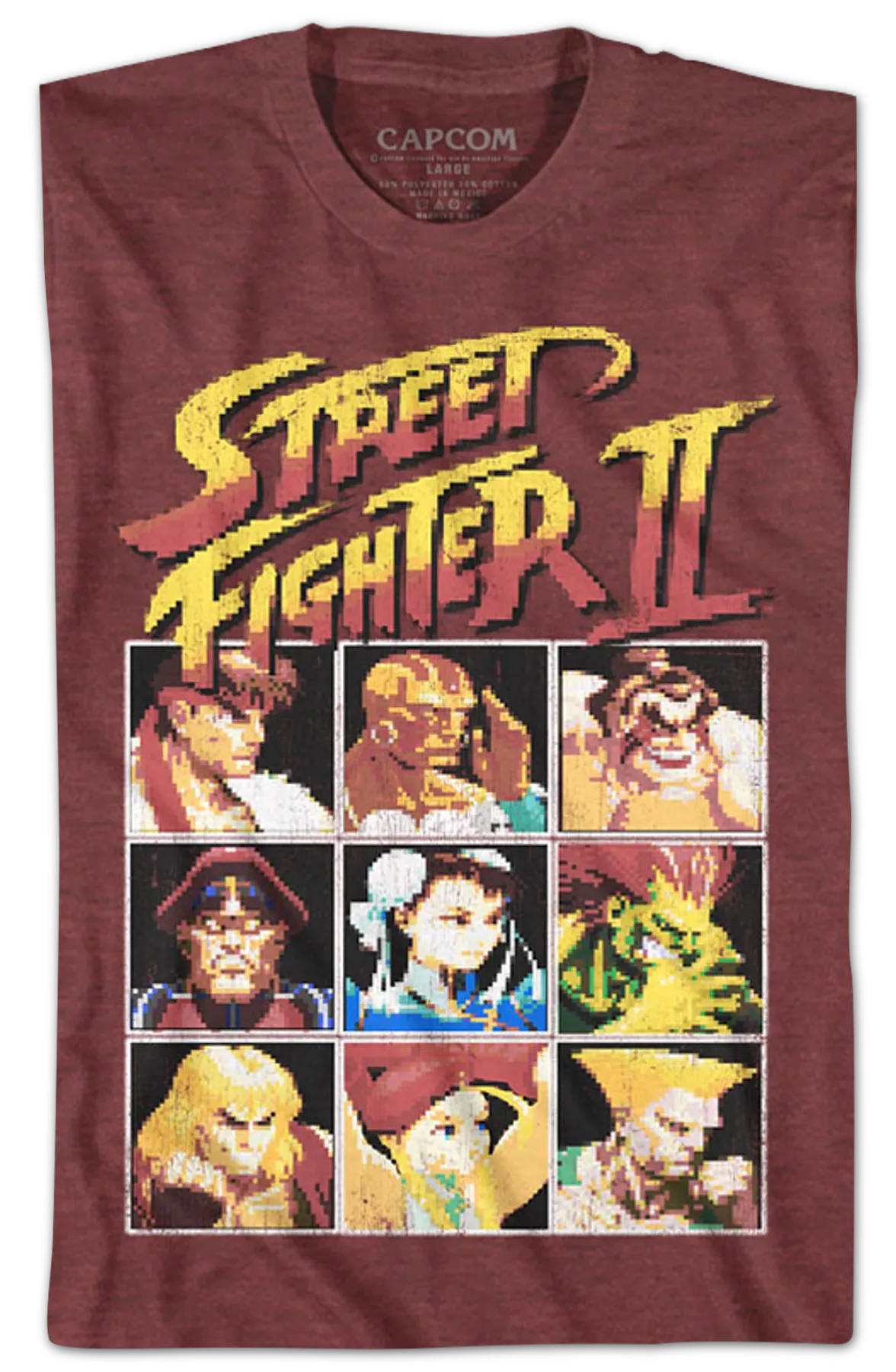 8-Bit Characters Street Fighter II T-Shirt