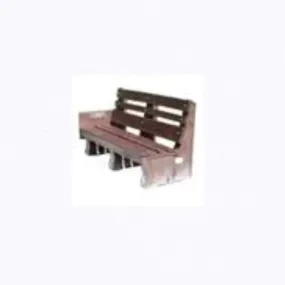 ADA High Back Park Bench