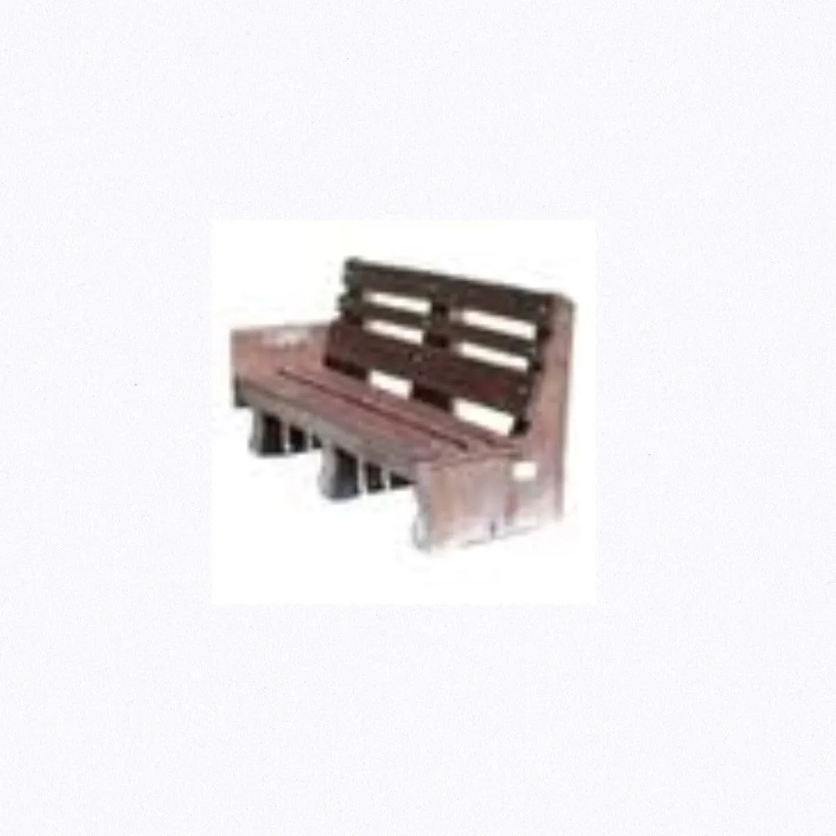 ADA High Back Park Bench