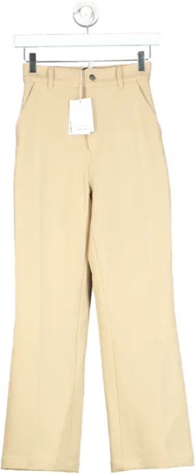 & Other Stories Beige Paris Atelier Trousers UK 8