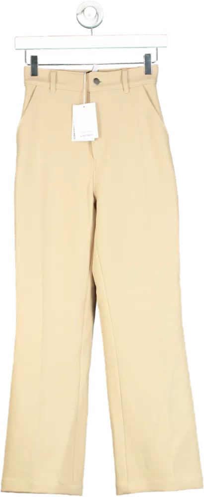 & Other Stories Beige Paris Atelier Trousers UK 8