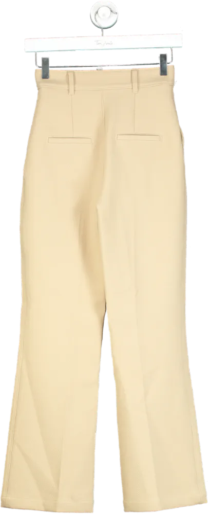 & Other Stories Beige Paris Atelier Trousers UK 8
