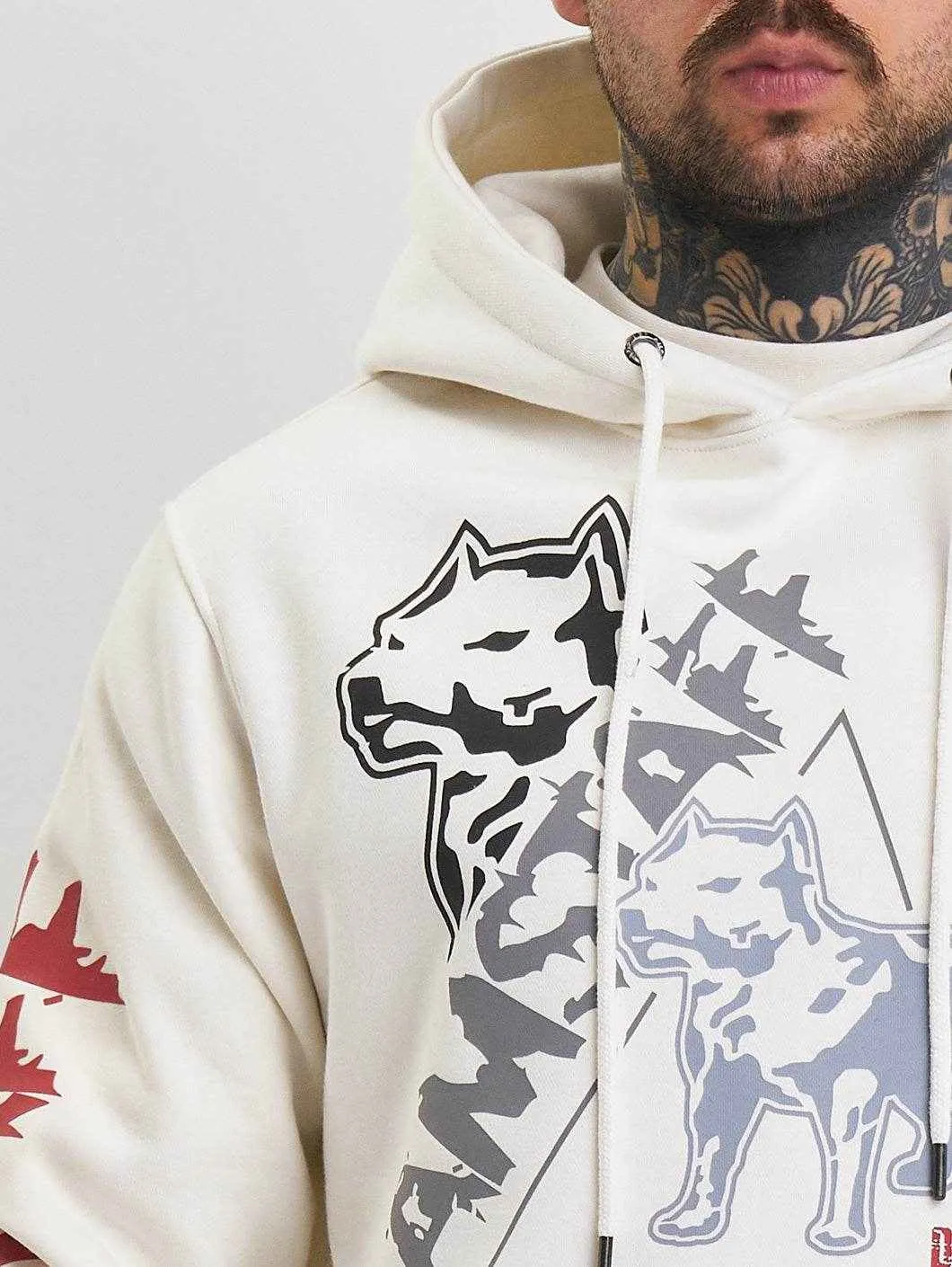 Amstaff Cyrak Hoodie White