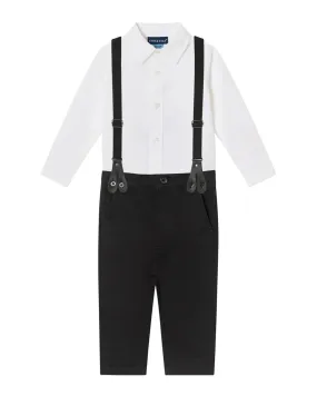 Andy & Evan Button-Down, Suspenders & Pant Set