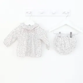 Autumn/Winter Babidu Girls Noa Floral Dress & Pants Set - Stylish & Comfortable Outfit