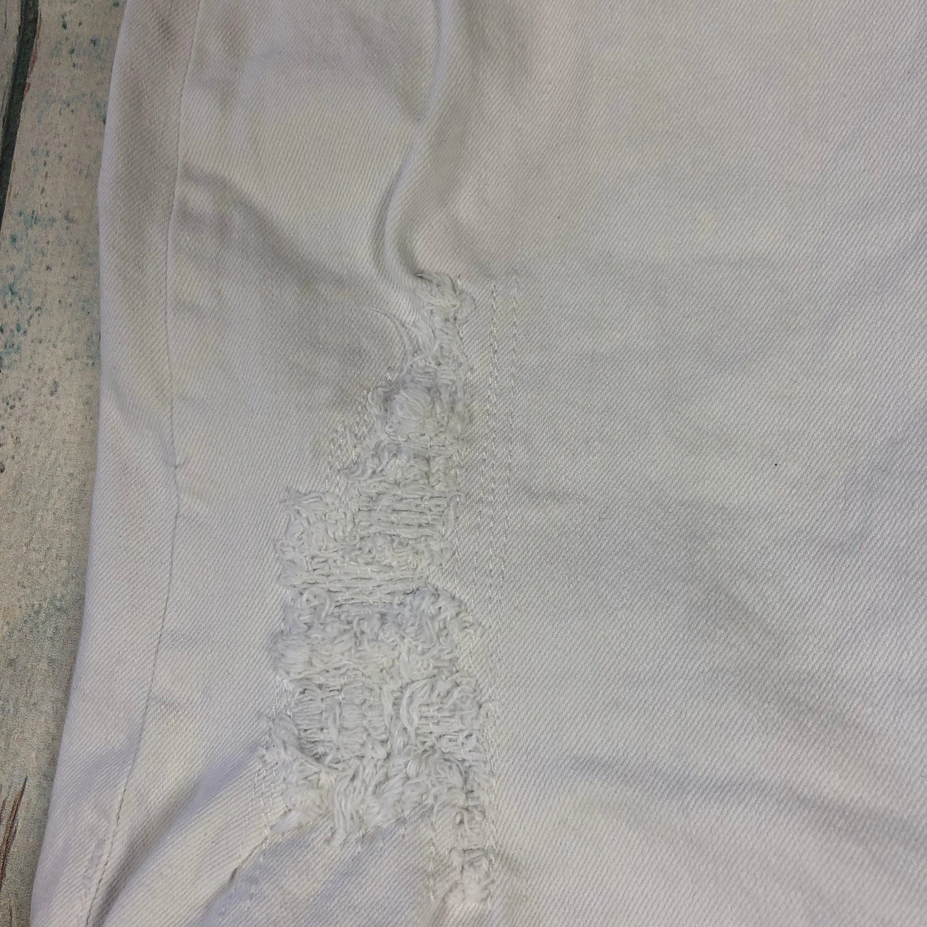 Bandit Jean White Ripped Skinny Jeans -Size 26