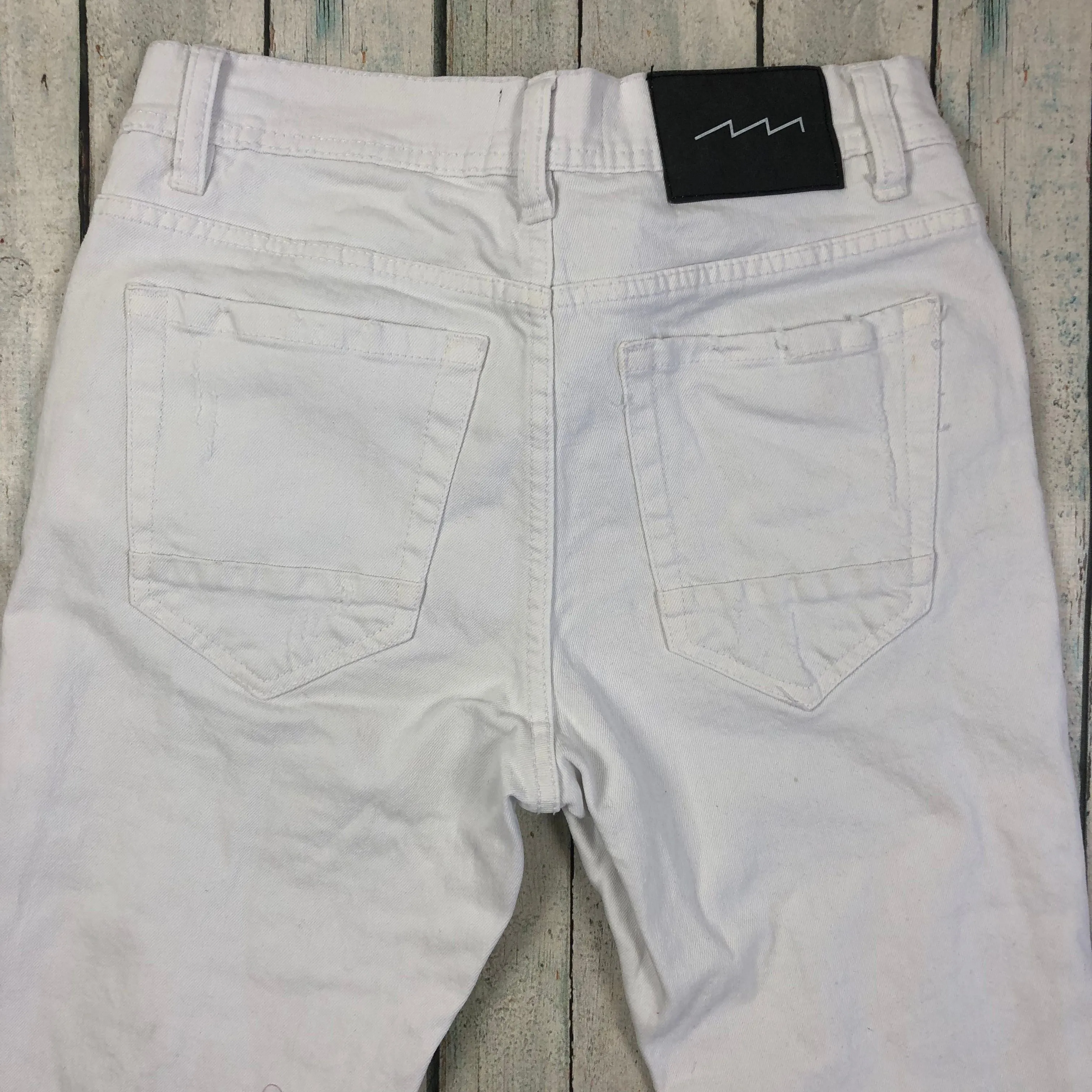 Bandit Jean White Ripped Skinny Jeans -Size 26
