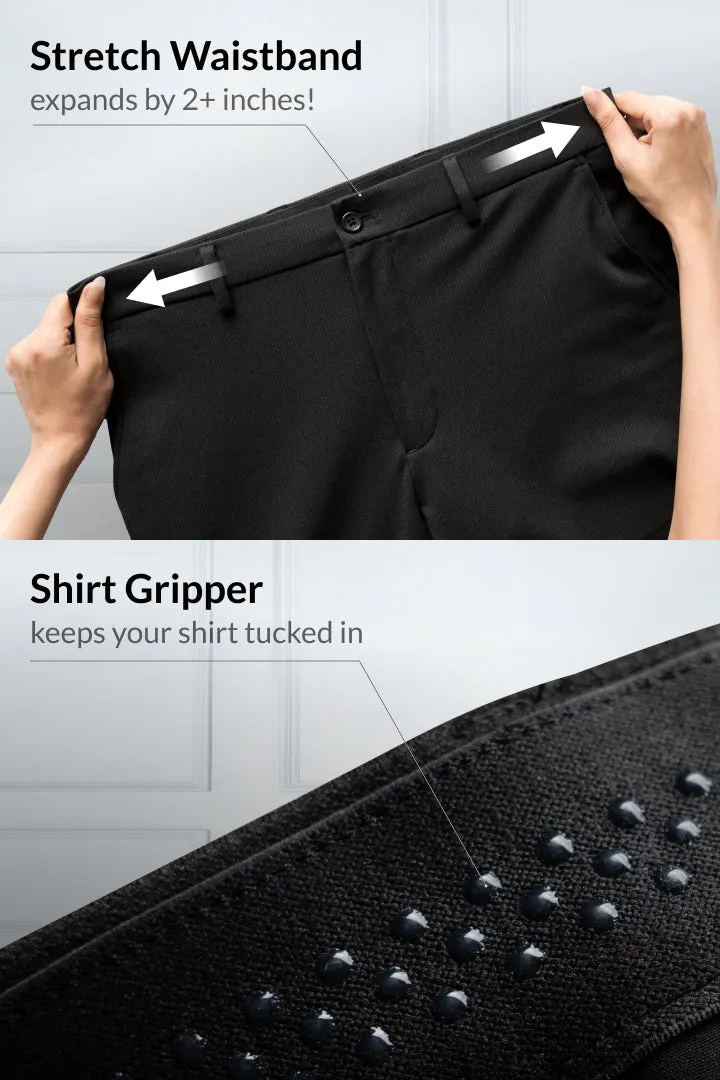 Bangalore Black Power-Stretch Pants