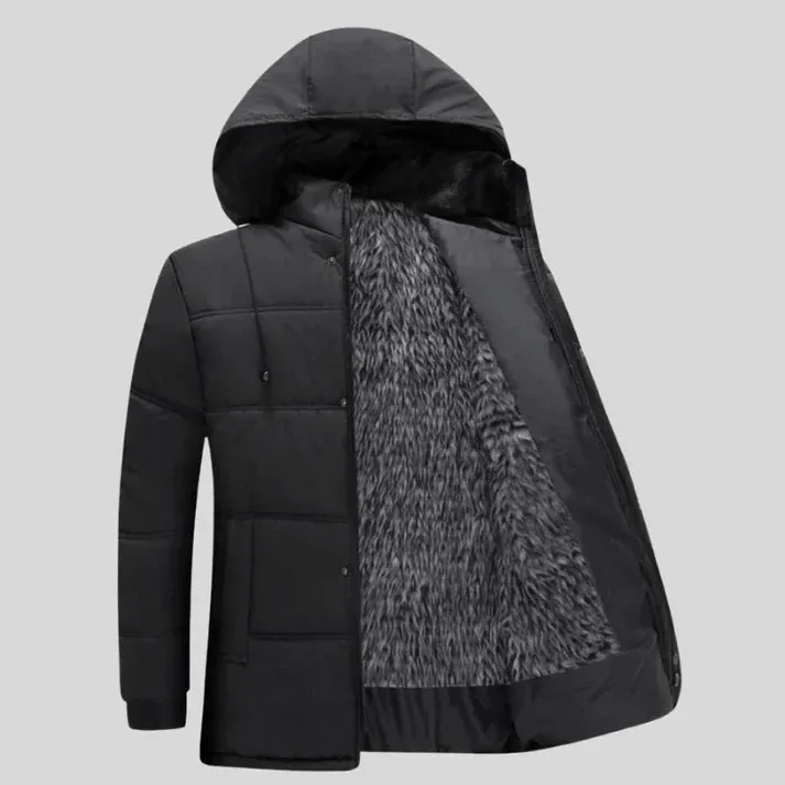 Benot - Warme gevoerde winterjas voor mannen