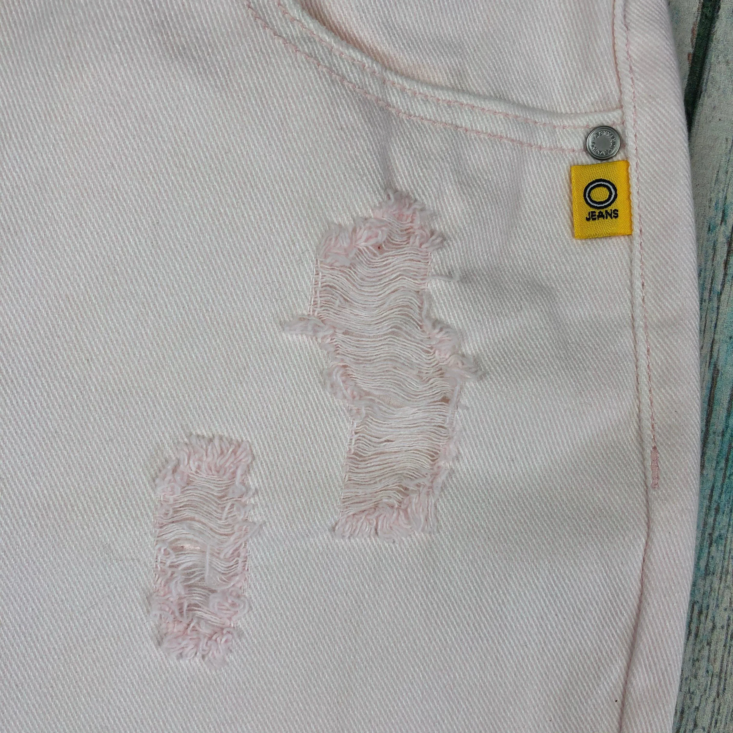Bettina Liano Blush Pink Ripped Jeans- Size 12