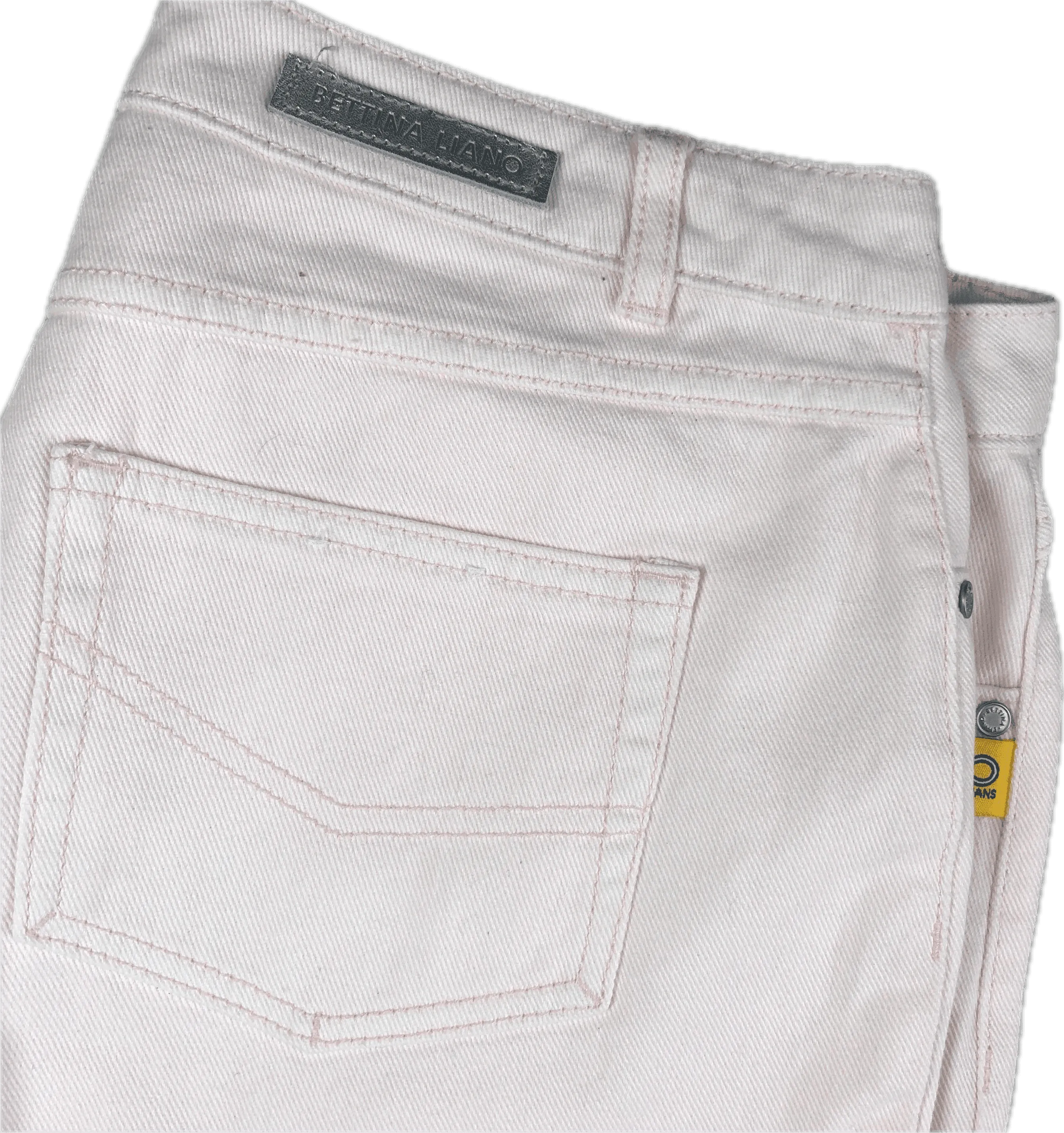 Bettina Liano Blush Pink Ripped Jeans- Size 12