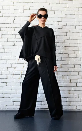 Black Loose Tracksuit