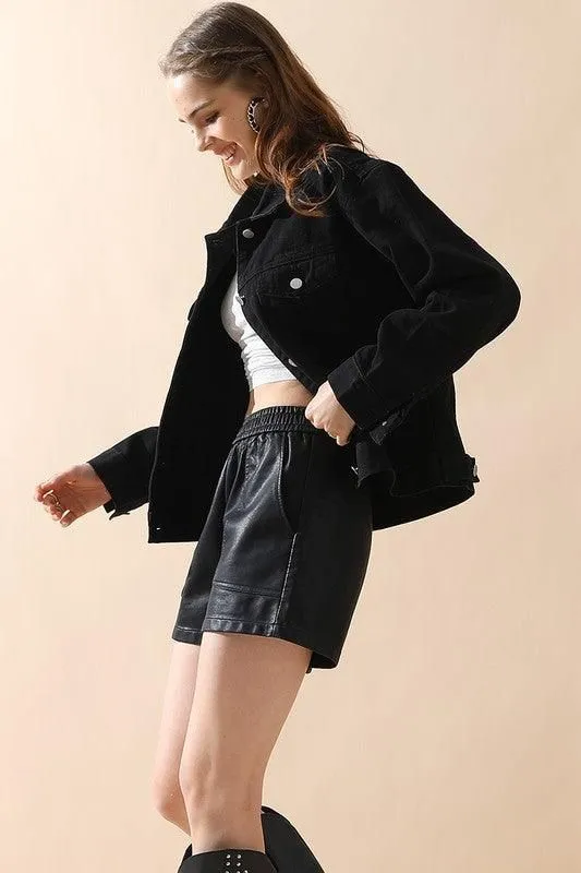 BUTTON DOWN CASUAL DENIM JACKET