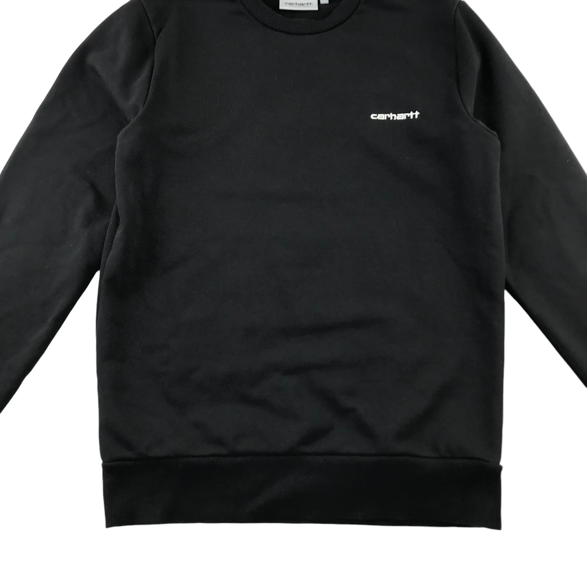 Carhartt sweater adult size XS black plain chest logo unisex