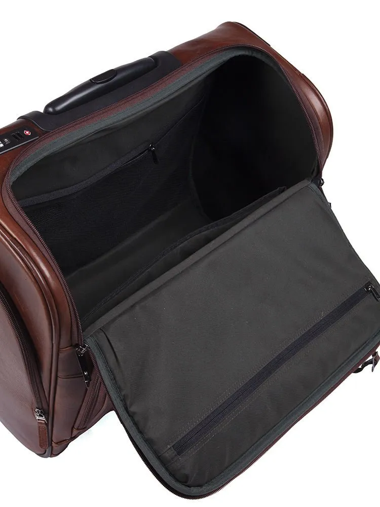 Brown Cellini Infiniti Pilot Travel Case with Smart Features