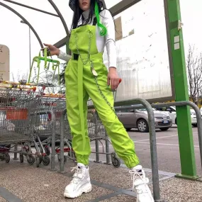 Chained Street Overalls 💚⚡️
