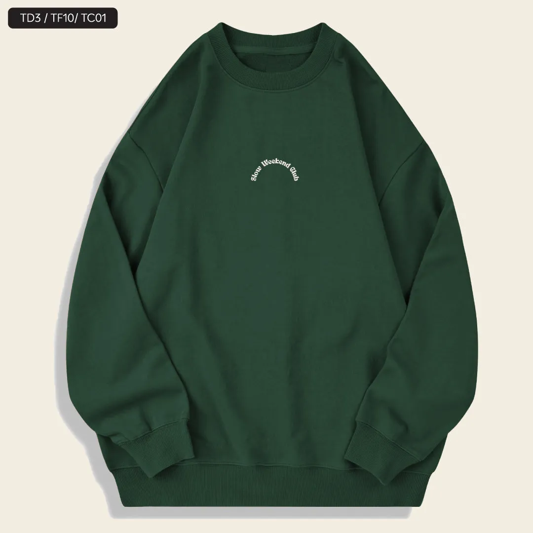 Customised Text Embroidery Sweatshirt