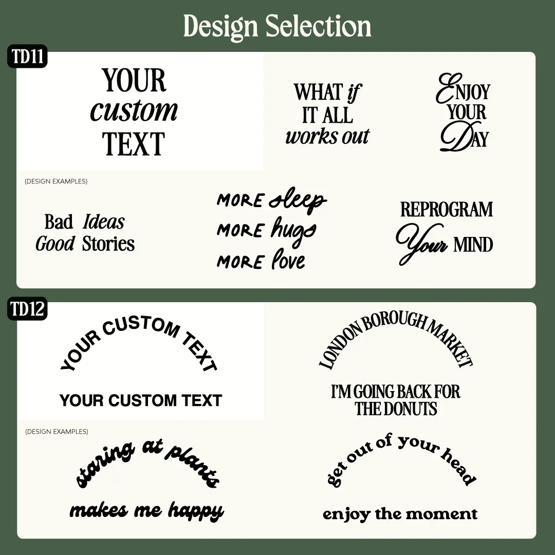 Customised Text Embroidery Sweatshirt