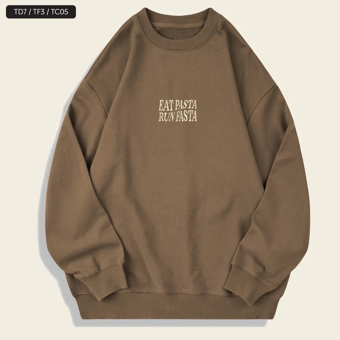 Customised Text Embroidery Sweatshirt