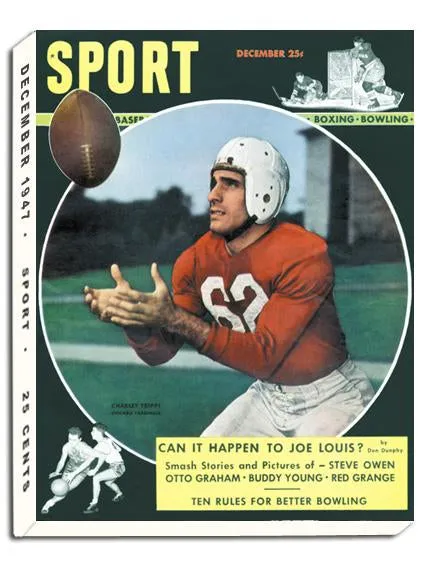 December 1947 SPORT Cover (Charli Trippi, Chicago Cardinals)