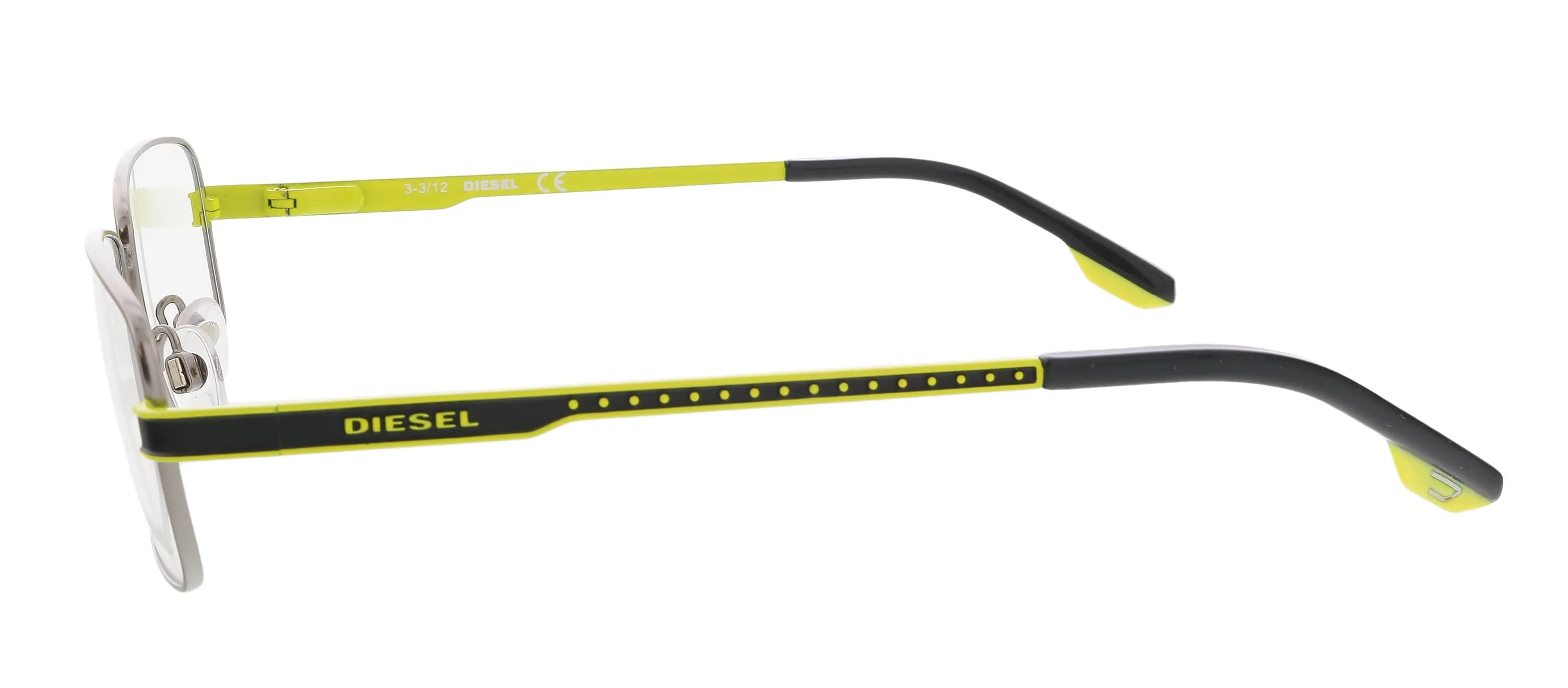 Diesel DL5047 Matte Light Ruthenium Rectangular Eyeglasses