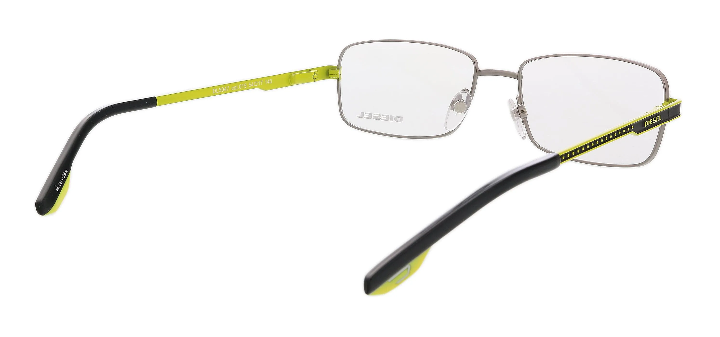 Diesel DL5047 Matte Light Ruthenium Rectangular Eyeglasses