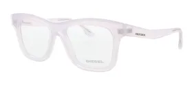Diesel DL5066 White Square Eyeglasses