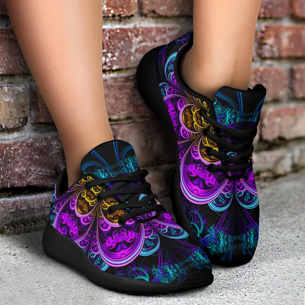 Fractal Flower Sport Sneakers