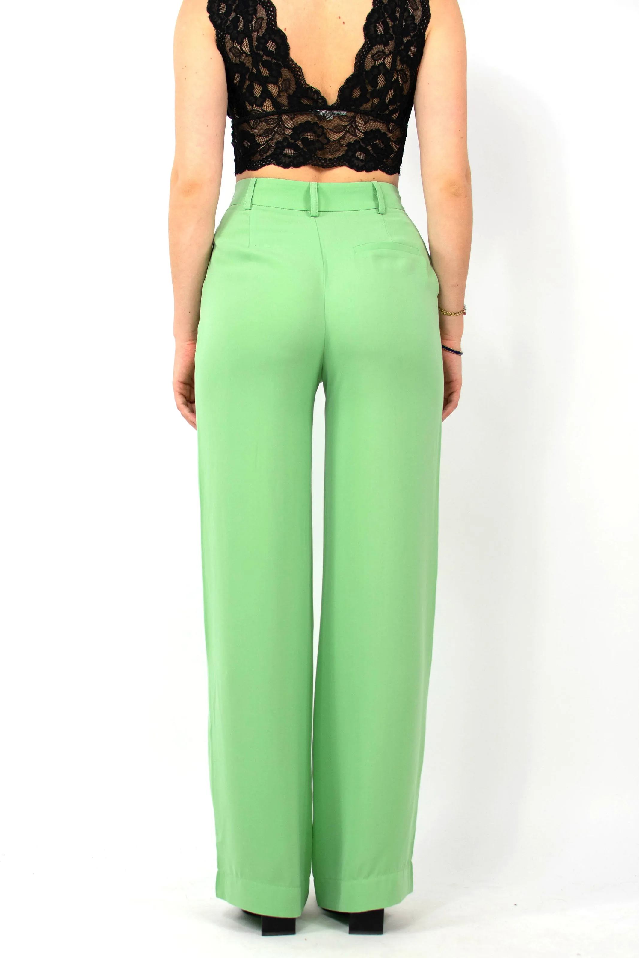 Go With The Flow Trousers in Green