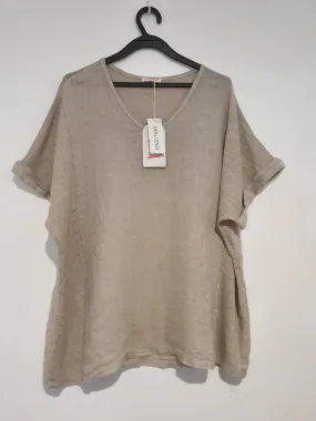 Grande Tshirt - Plus Size - Natural