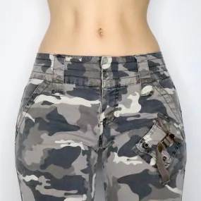 Green Camo Cargo Pants (XS-S)