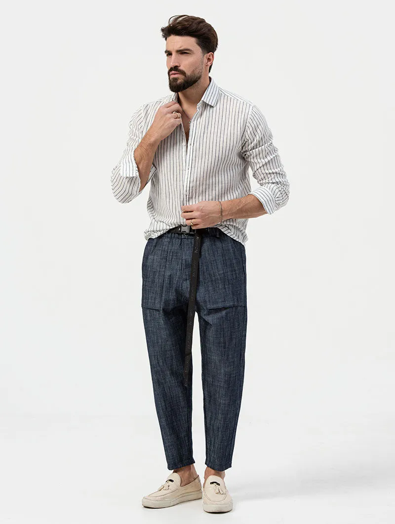 HARU CASUAL PANTS IN DENIM