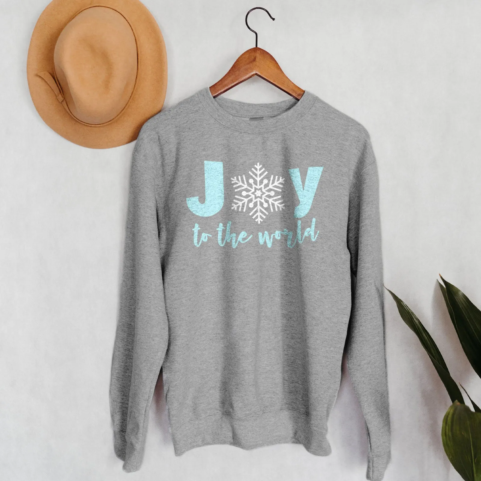 Joy to the World Snowflake Sweatshirt