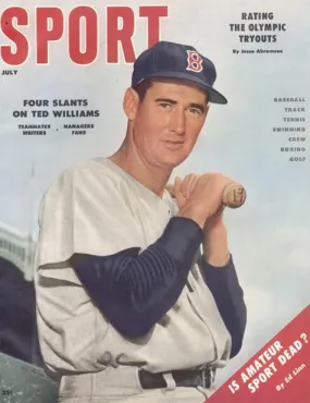 July 1956 Sport Cover (Ted Williams, Boston Red Sox)