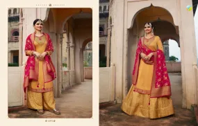 KASEESH BENCHMARK VOL-2 BY VINAY FASHION 14551 TO 14558 SERIES BEAUTIFUL STYLISH FULL STITCHED SUITS