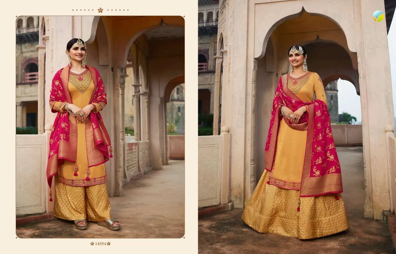 KASEESH BENCHMARK VOL-2 BY VINAY FASHION 14551 TO 14558 SERIES BEAUTIFUL STYLISH FULL STITCHED SUITS