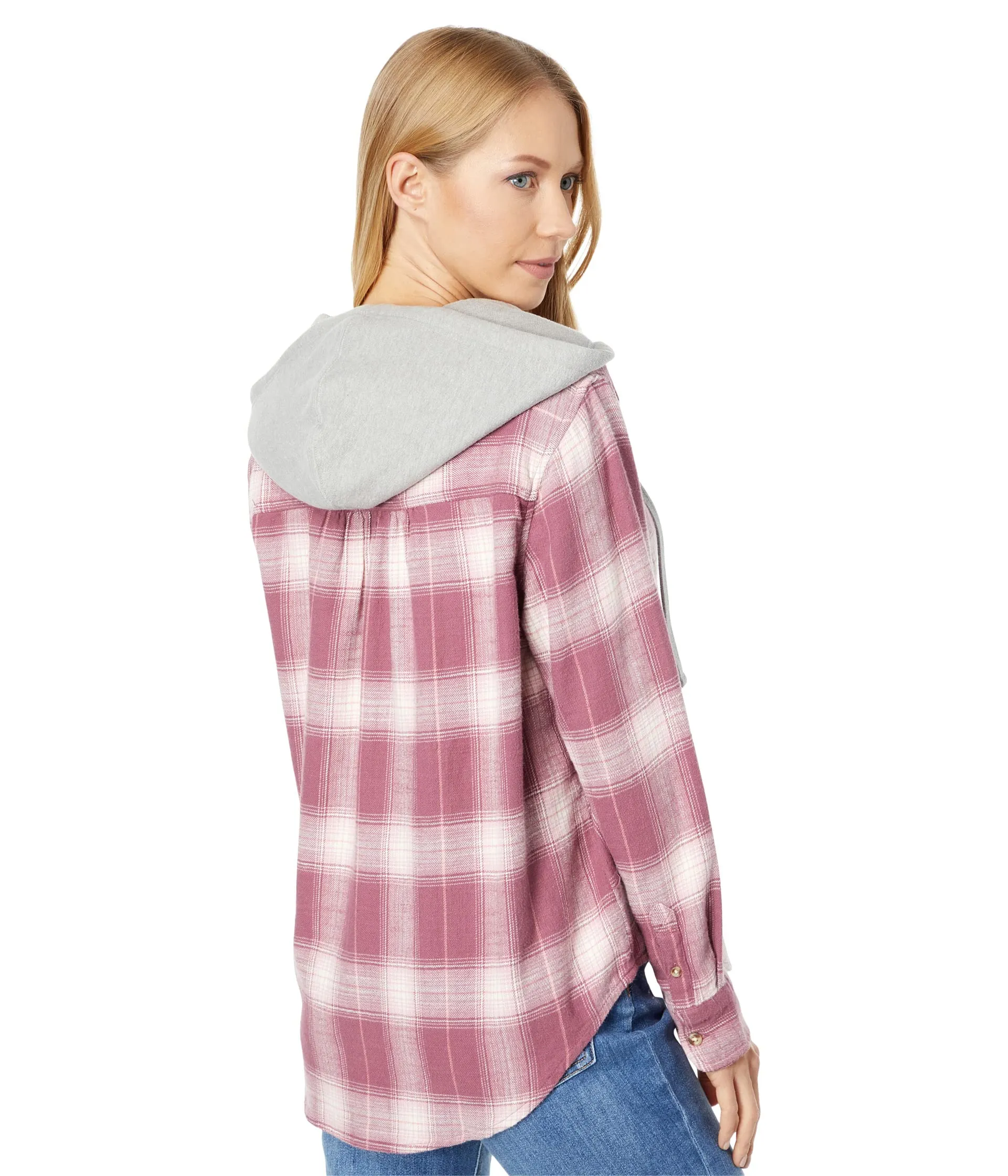 Lucky Brand, Fashion Plaid Hoodie