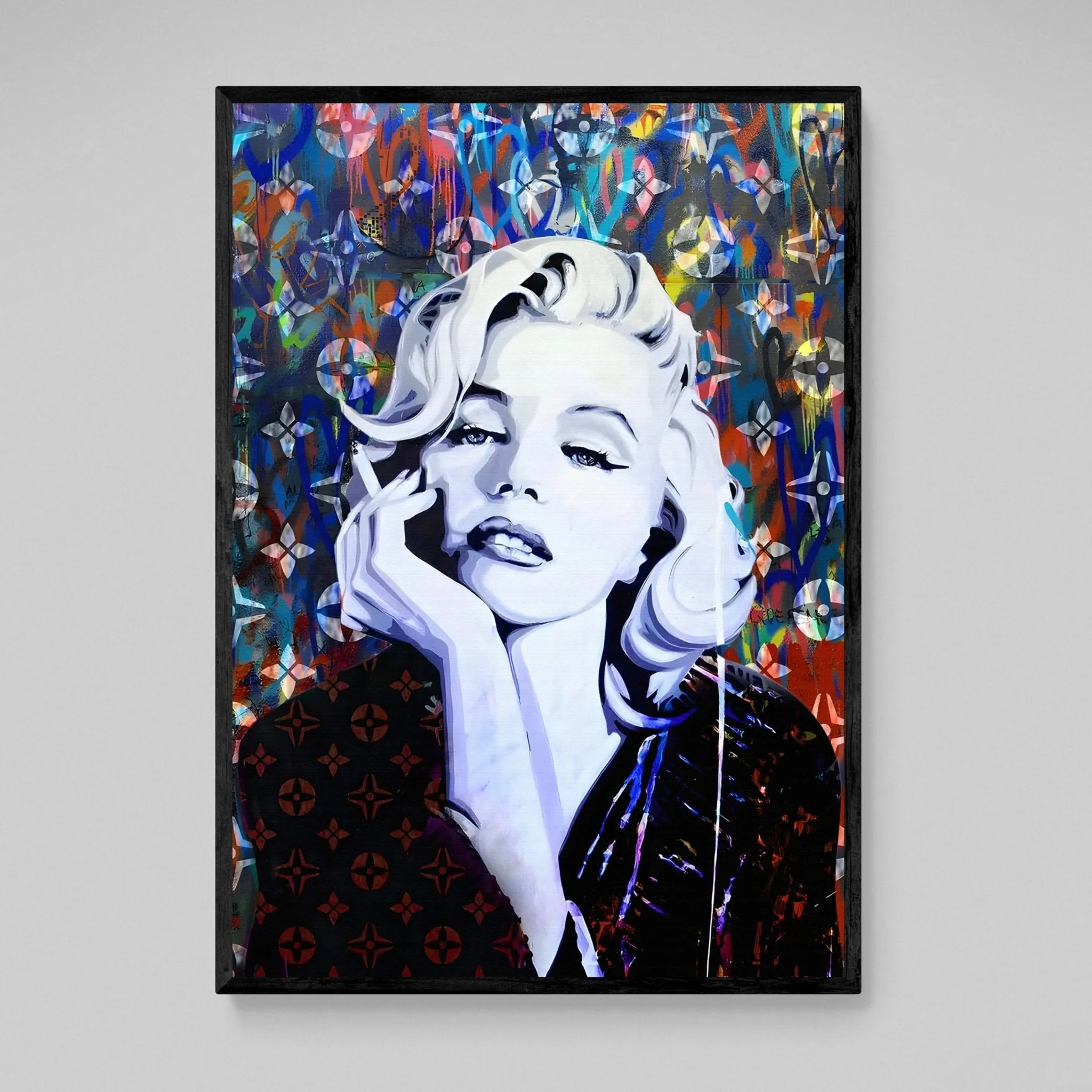 Marilyn Monroe Graffiti Wall Art