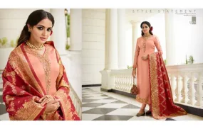 Meera Trendz Zisa Banarasi Vol-11 12621-12628 Series Full Stitched Suite