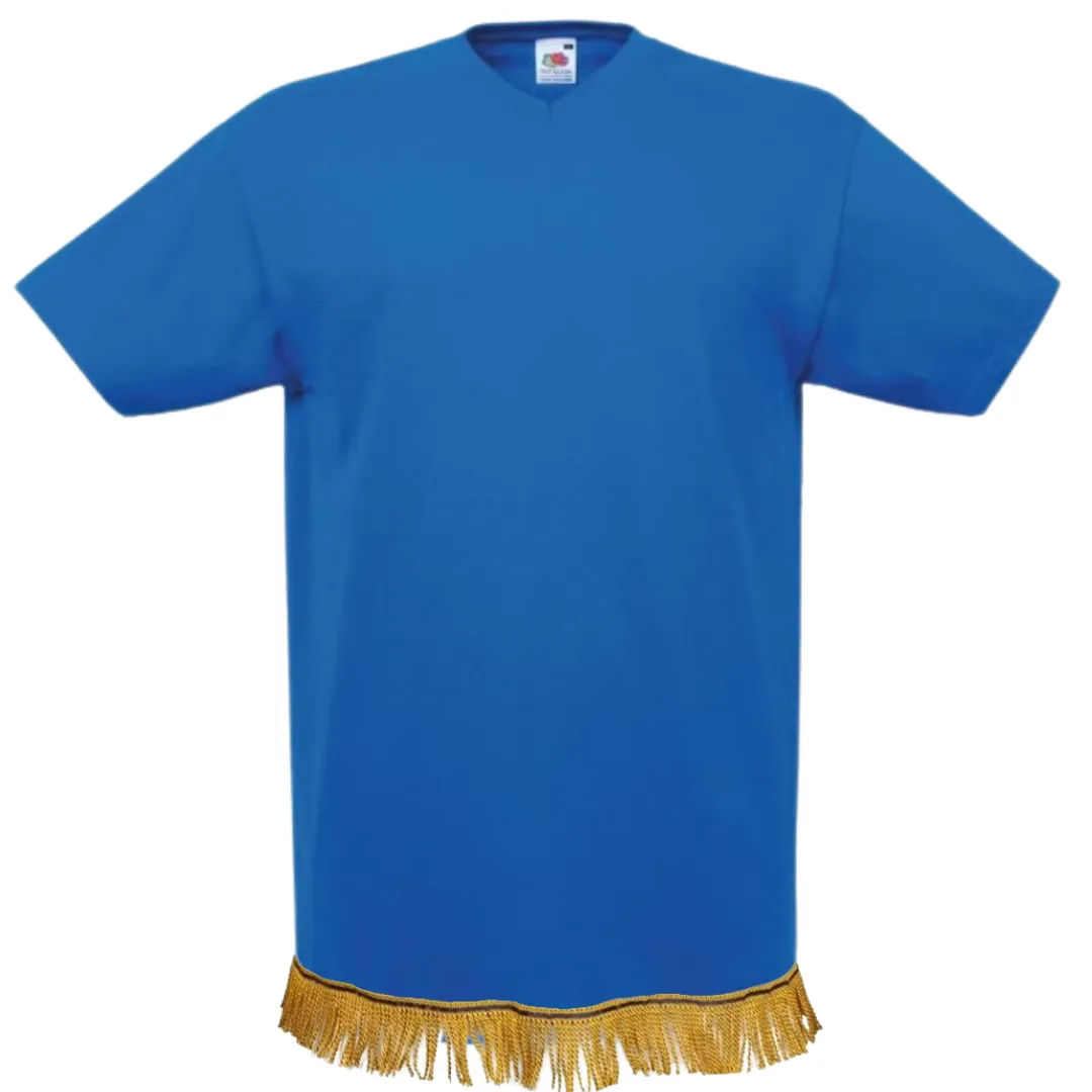 Men's Fringed V-Neck  T-Shirt Bundle