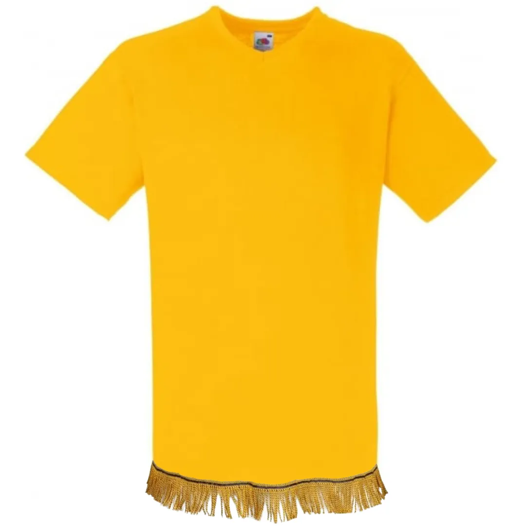 Men's Fringed V-Neck  T-Shirt Bundle