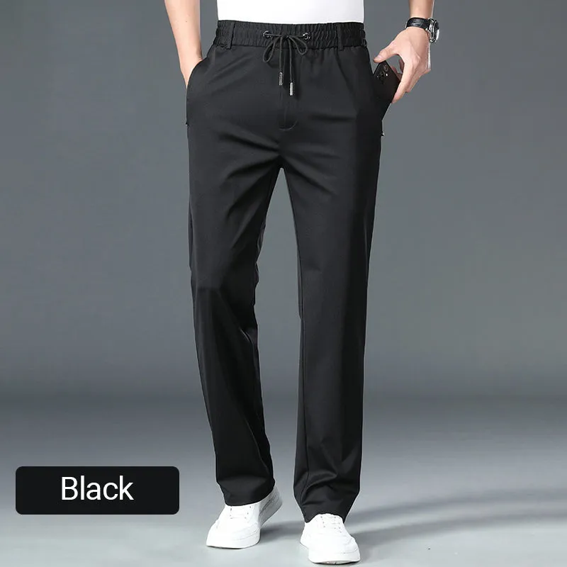 MEN'S STRAIGHT ANTI-WRINKLE CASUAL PANTS