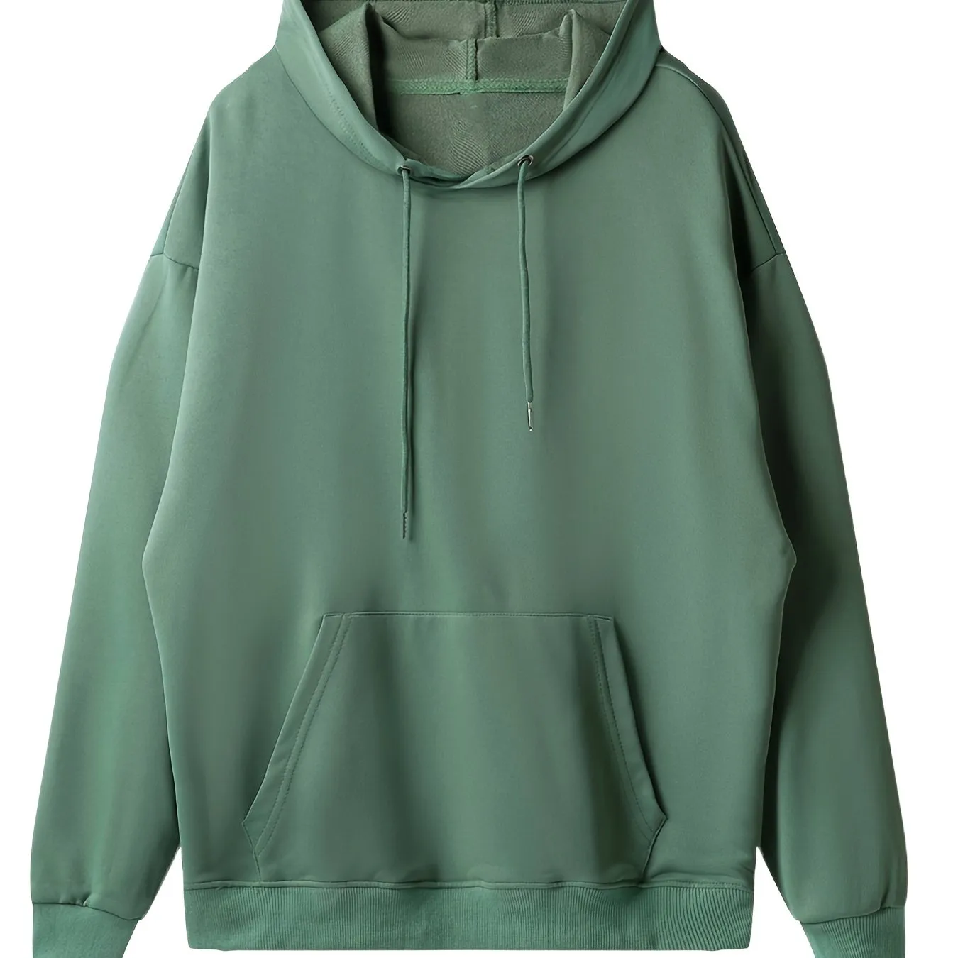 Men's Trend Drop Shoulder Hooded Sweatshirt