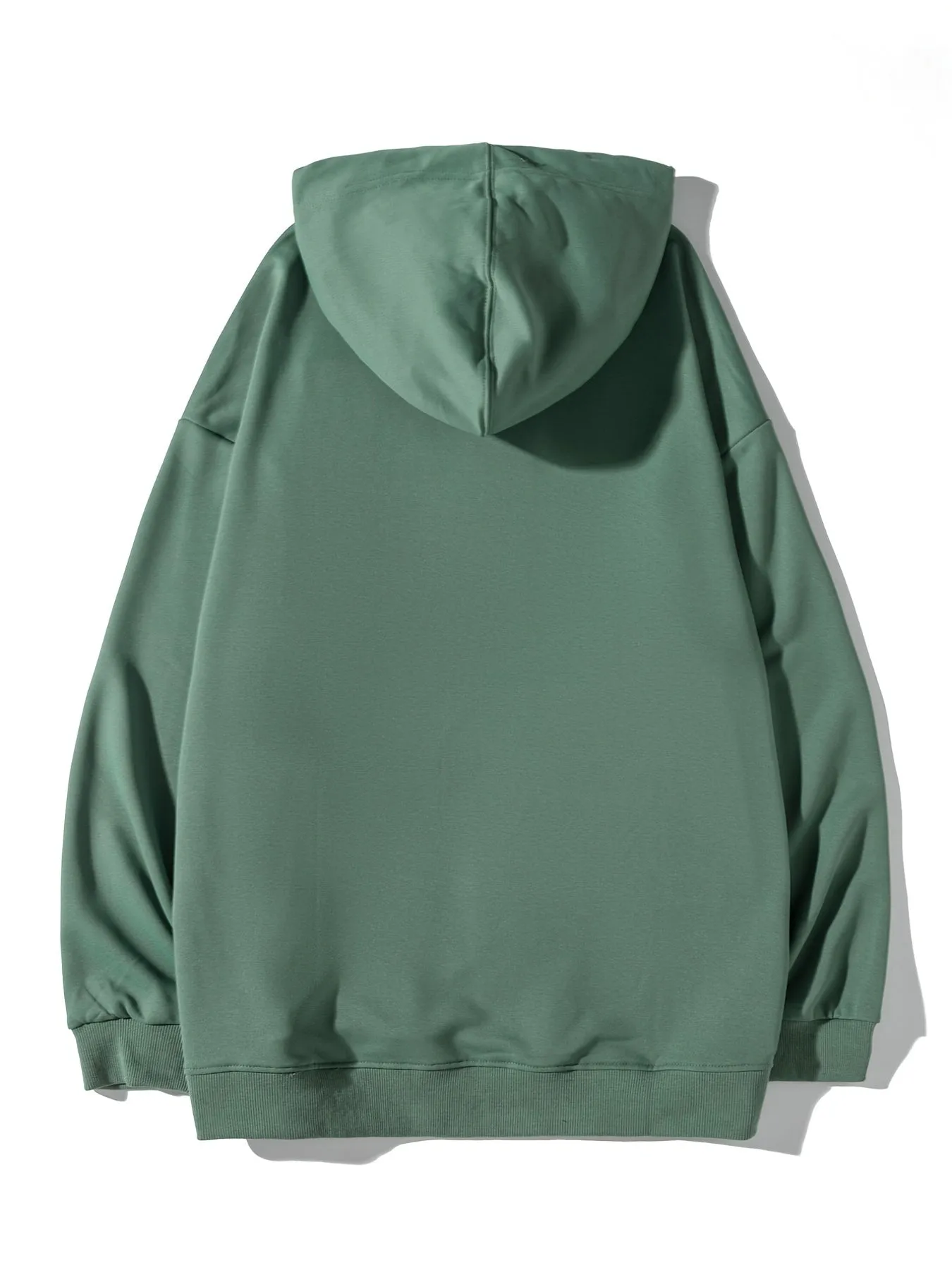 Men's Trend Drop Shoulder Hooded Sweatshirt