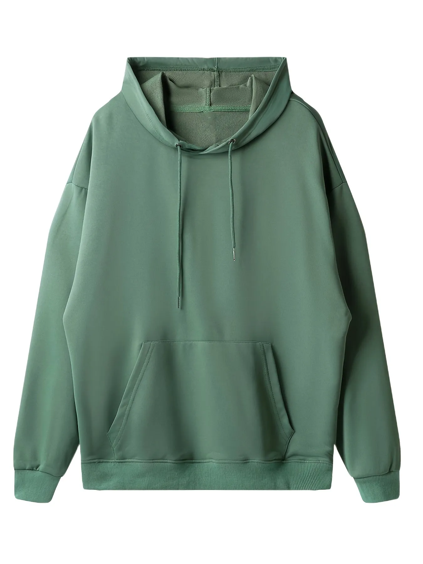 Men's Trend Drop Shoulder Hooded Sweatshirt