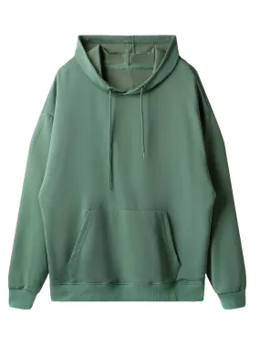 Men's Trend Drop Shoulder Hooded Sweatshirt