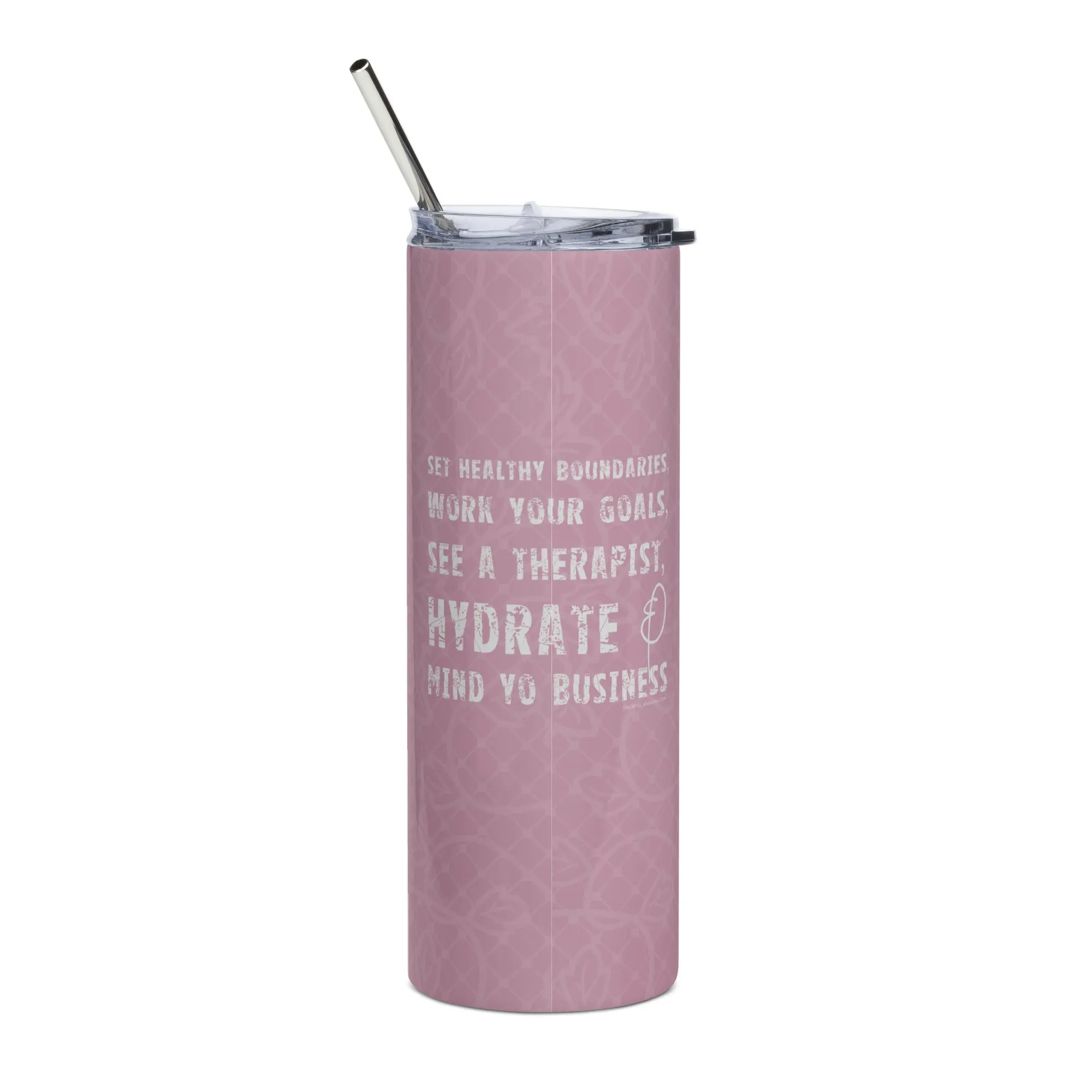 mind yo business stainless steel tumbler