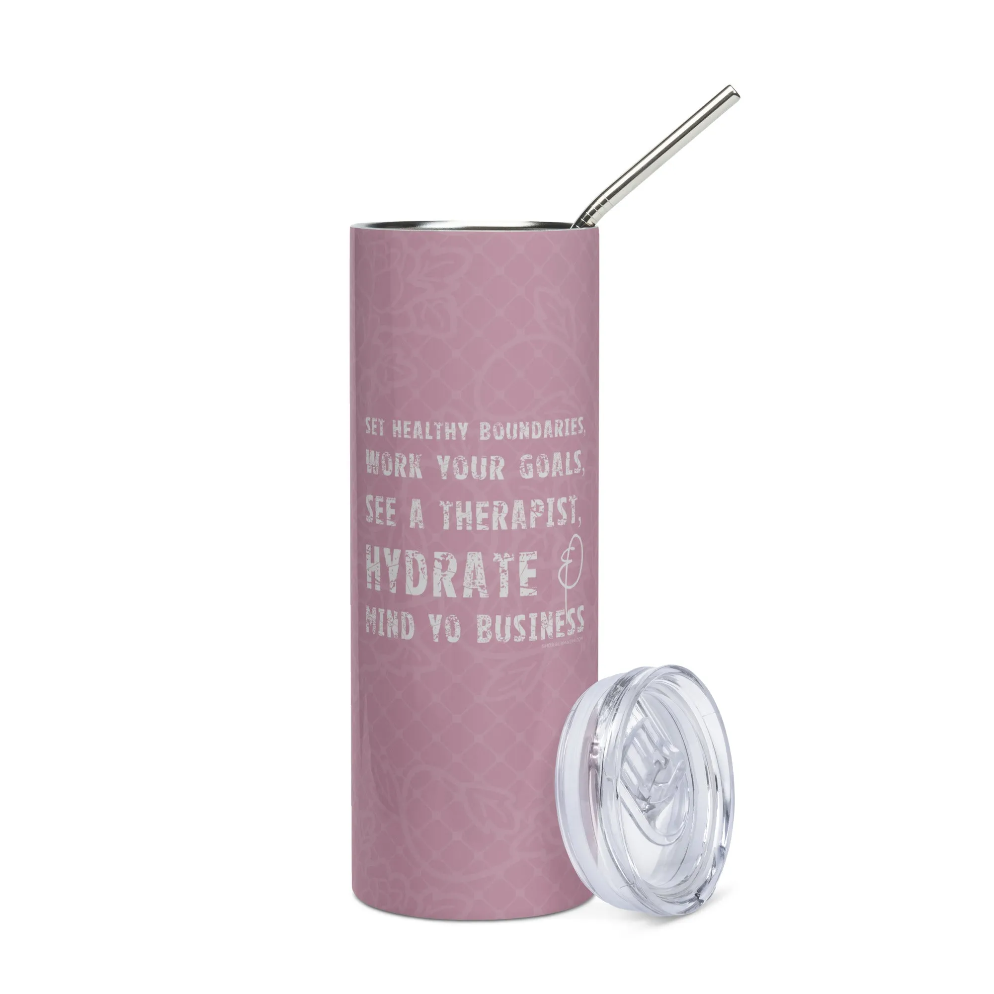 mind yo business stainless steel tumbler