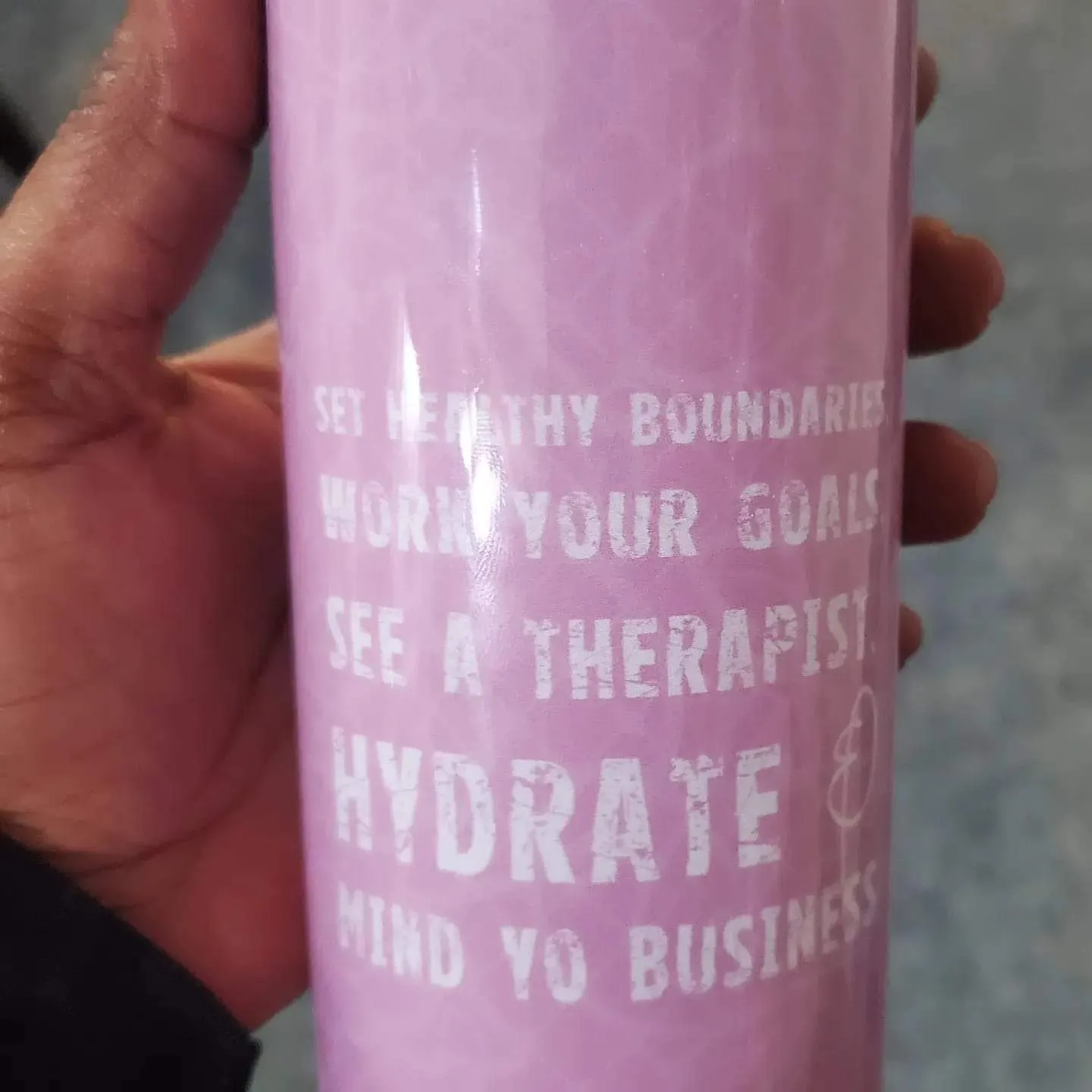 mind yo business stainless steel tumbler